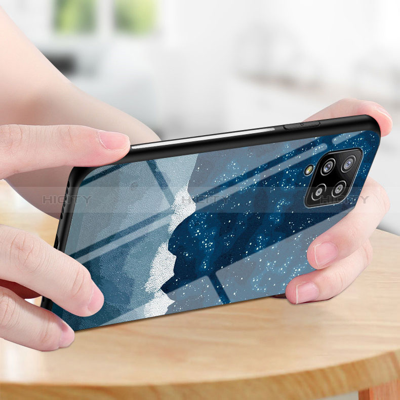 Handyhülle Silikon Hülle Rahmen Schutzhülle Spiegel Modisch Muster LS1 für Samsung Galaxy A42 5G