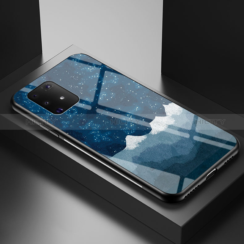 Handyhülle Silikon Hülle Rahmen Schutzhülle Spiegel Modisch Muster LS1 für Samsung Galaxy A91