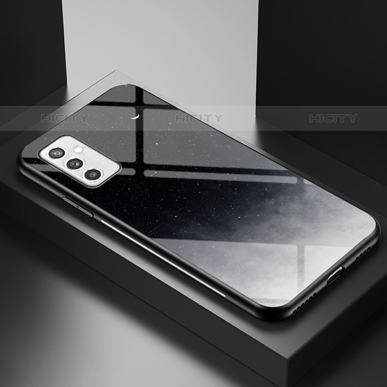 Handyhülle Silikon Hülle Rahmen Schutzhülle Spiegel Modisch Muster LS1 für Samsung Galaxy M52 5G
