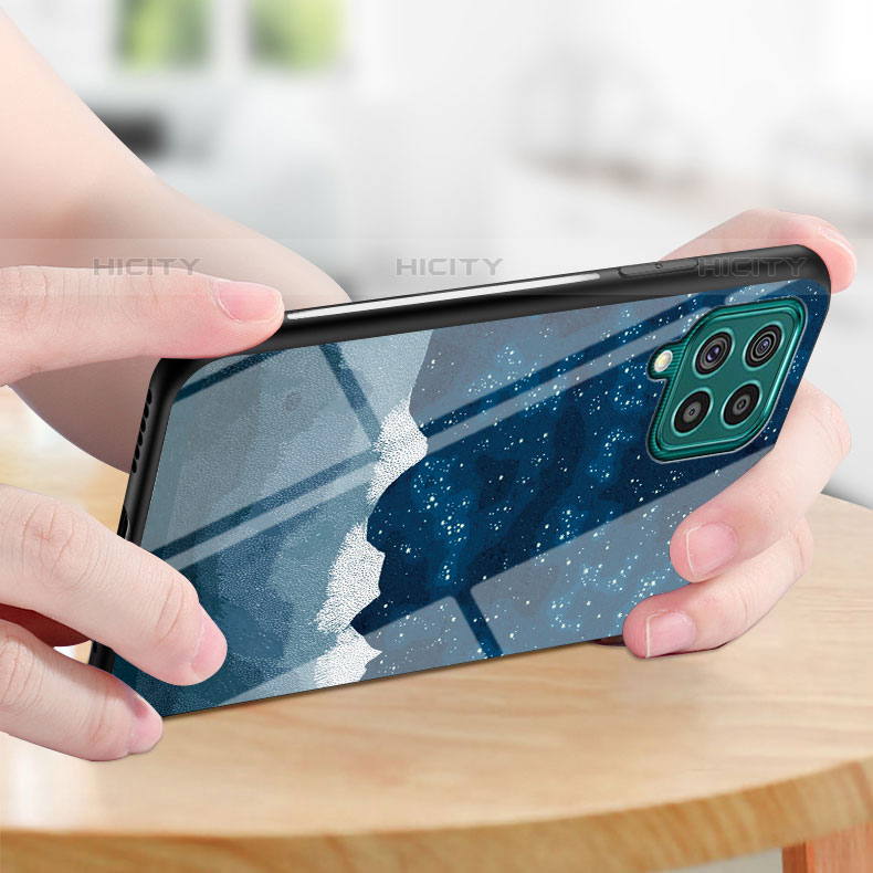 Handyhülle Silikon Hülle Rahmen Schutzhülle Spiegel Modisch Muster LS1 für Samsung Galaxy M62 4G