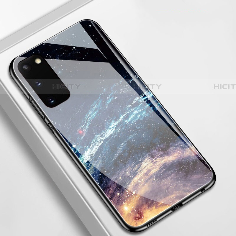 Handyhülle Silikon Hülle Rahmen Schutzhülle Spiegel Modisch Muster M01 für Samsung Galaxy S20 5G