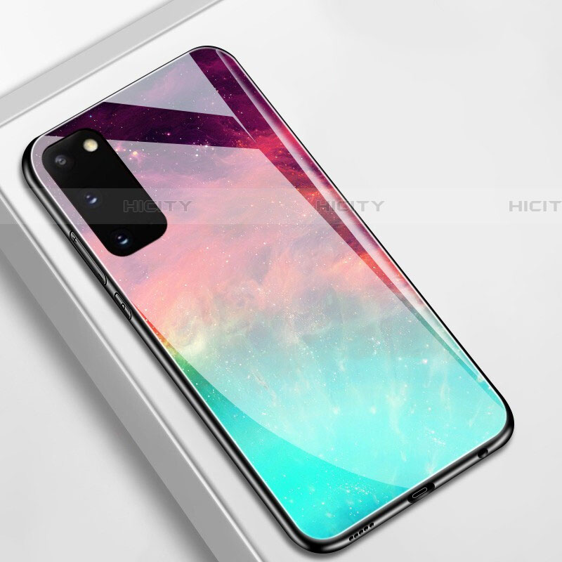 Handyhülle Silikon Hülle Rahmen Schutzhülle Spiegel Modisch Muster M01 für Samsung Galaxy S20 5G