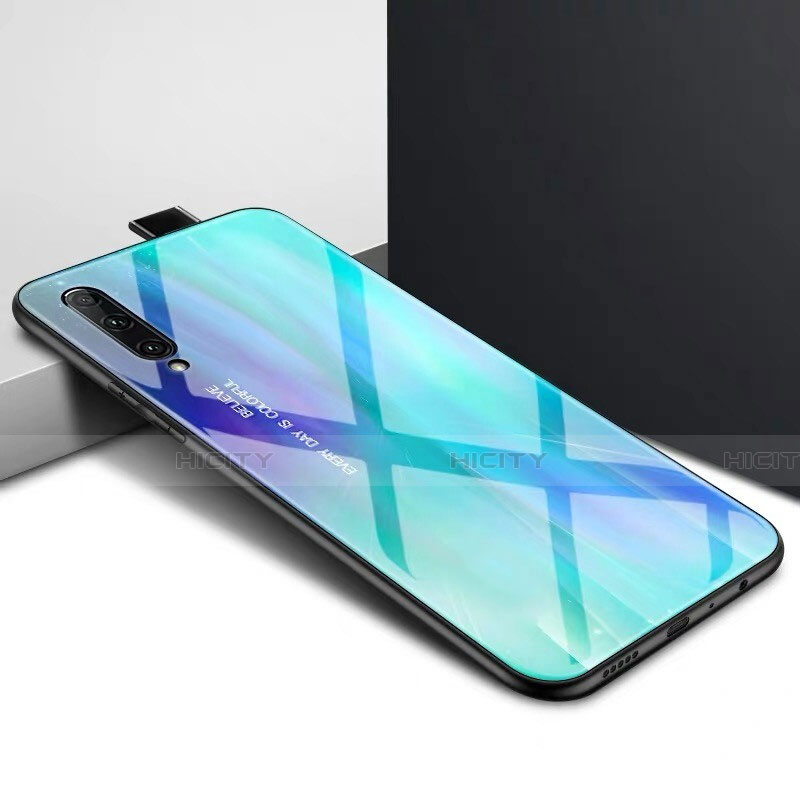 Handyhülle Silikon Hülle Rahmen Schutzhülle Spiegel Modisch Muster S01 für Huawei Honor 9X Pro