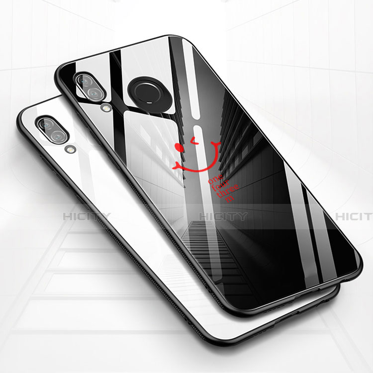 Handyhülle Silikon Hülle Rahmen Schutzhülle Spiegel Modisch Muster S01 für Huawei Nova 3e