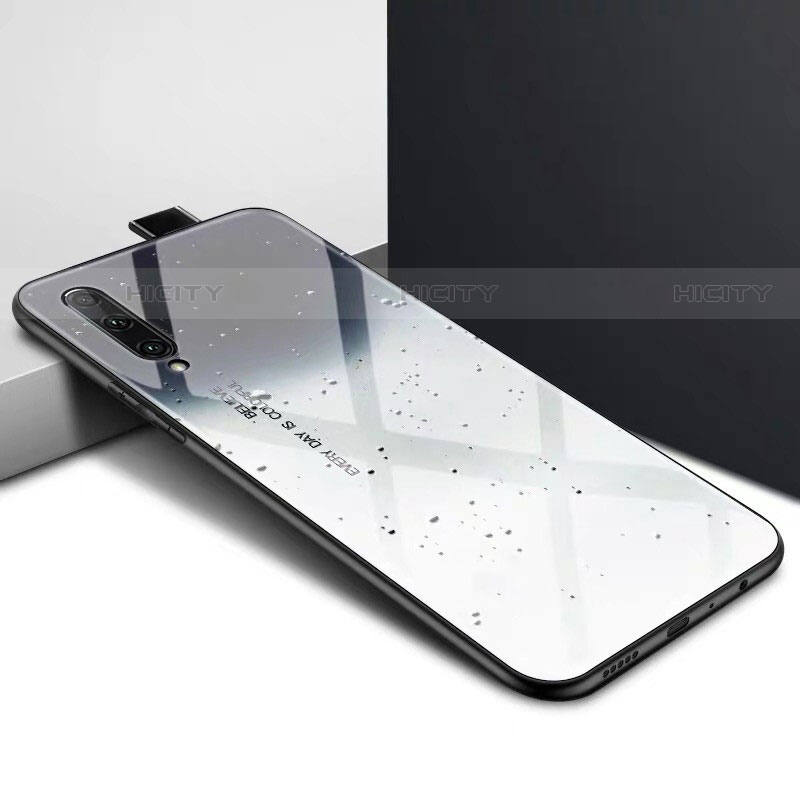 Handyhülle Silikon Hülle Rahmen Schutzhülle Spiegel Modisch Muster S01 für Huawei P Smart Pro (2019)