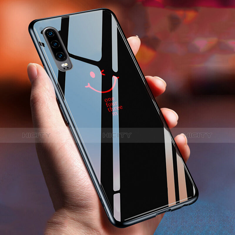Handyhülle Silikon Hülle Rahmen Schutzhülle Spiegel Modisch Muster S01 für Huawei P30