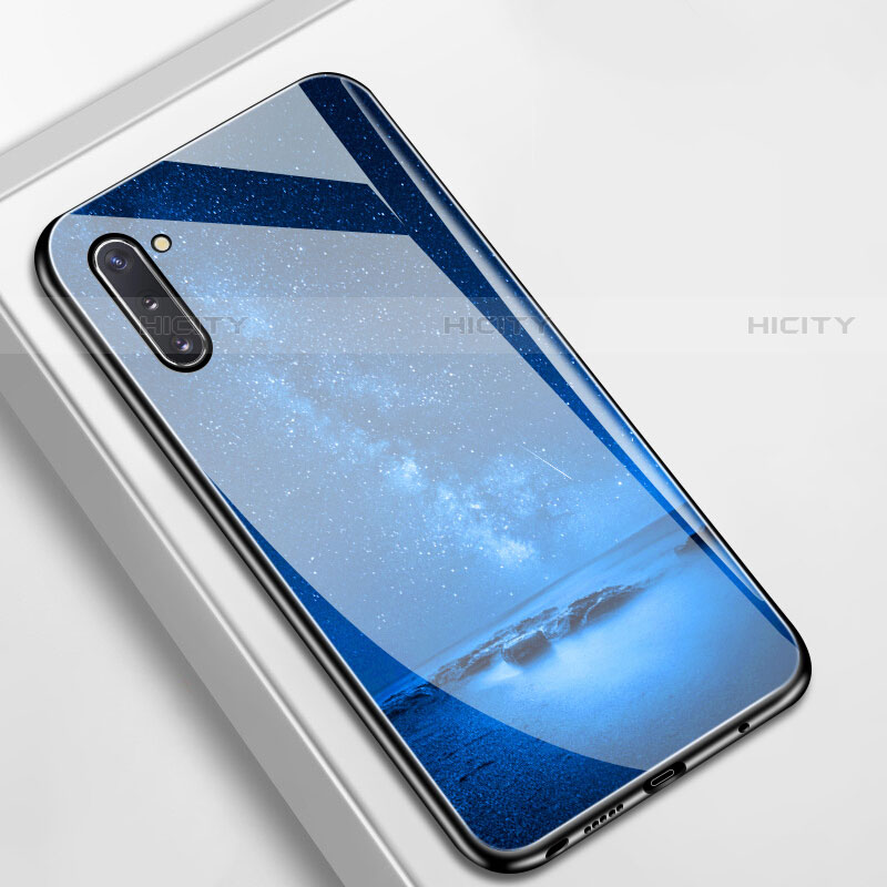 Handyhülle Silikon Hülle Rahmen Schutzhülle Spiegel Modisch Muster S01 für Samsung Galaxy Note 10 5G groß
