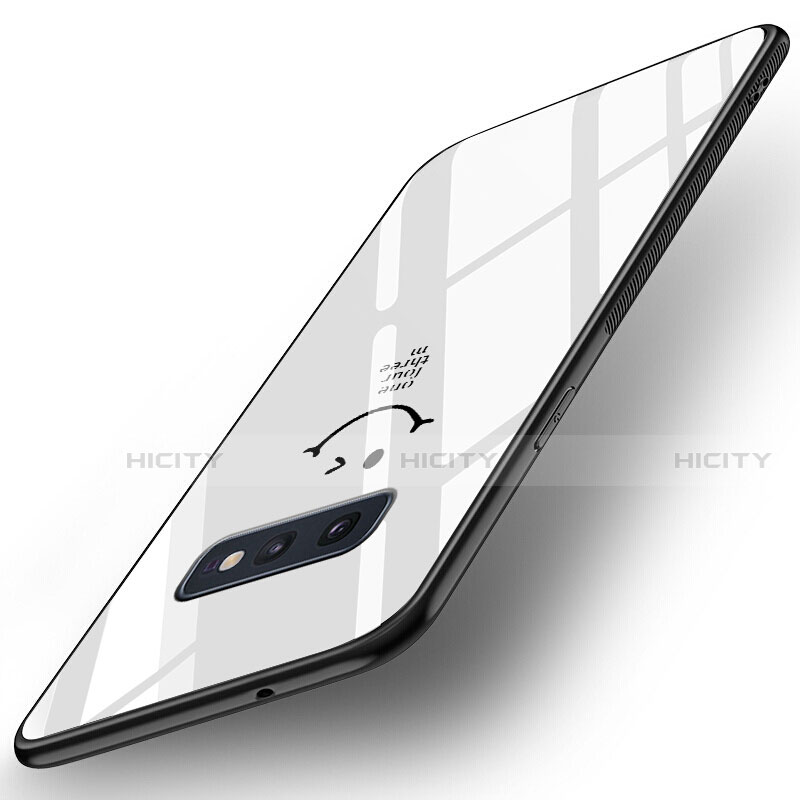 Handyhülle Silikon Hülle Rahmen Schutzhülle Spiegel Modisch Muster S01 für Samsung Galaxy S10e groß