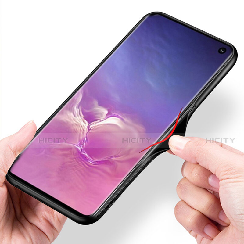 Handyhülle Silikon Hülle Rahmen Schutzhülle Spiegel Modisch Muster S01 für Samsung Galaxy S10e groß
