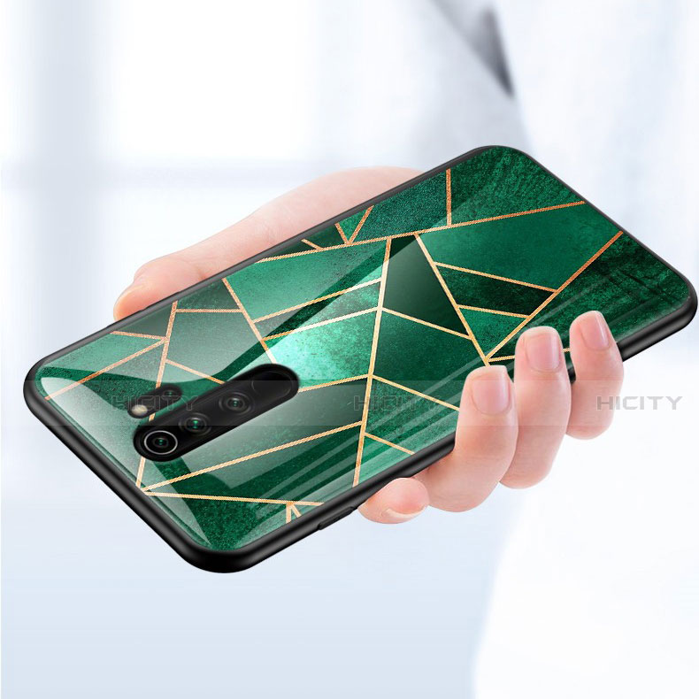 Handyhülle Silikon Hülle Rahmen Schutzhülle Spiegel Modisch Muster S01 für Xiaomi Redmi Note 8 Pro