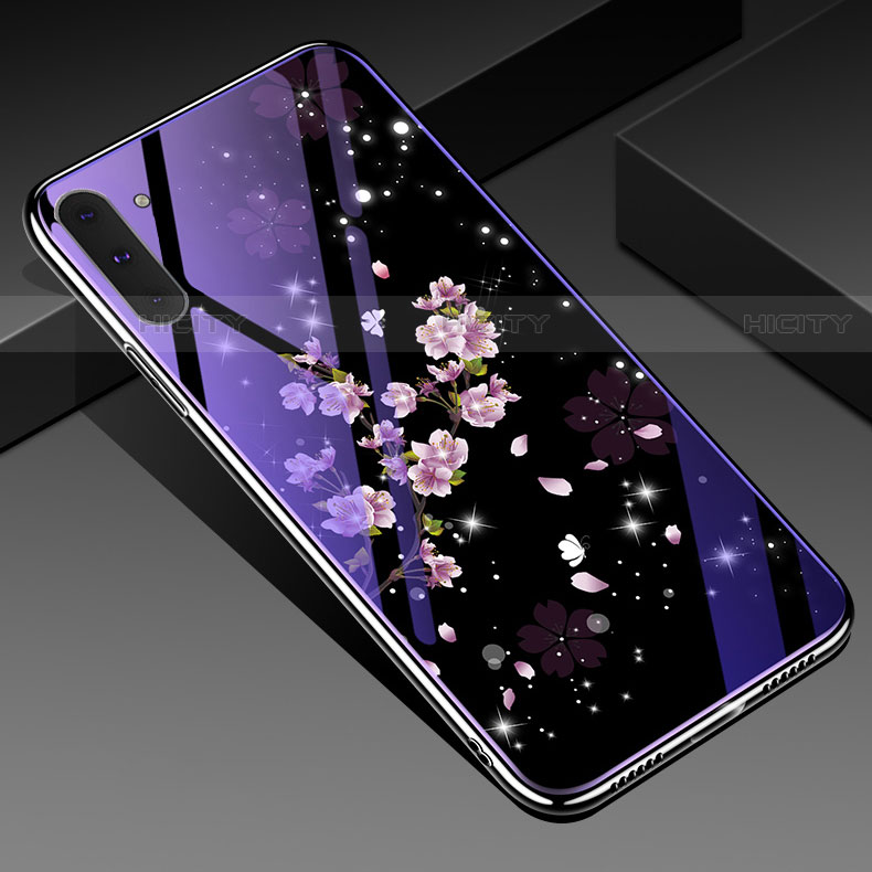 Handyhülle Silikon Hülle Rahmen Schutzhülle Spiegel Modisch Muster S02 für Samsung Galaxy Note 10 5G groß