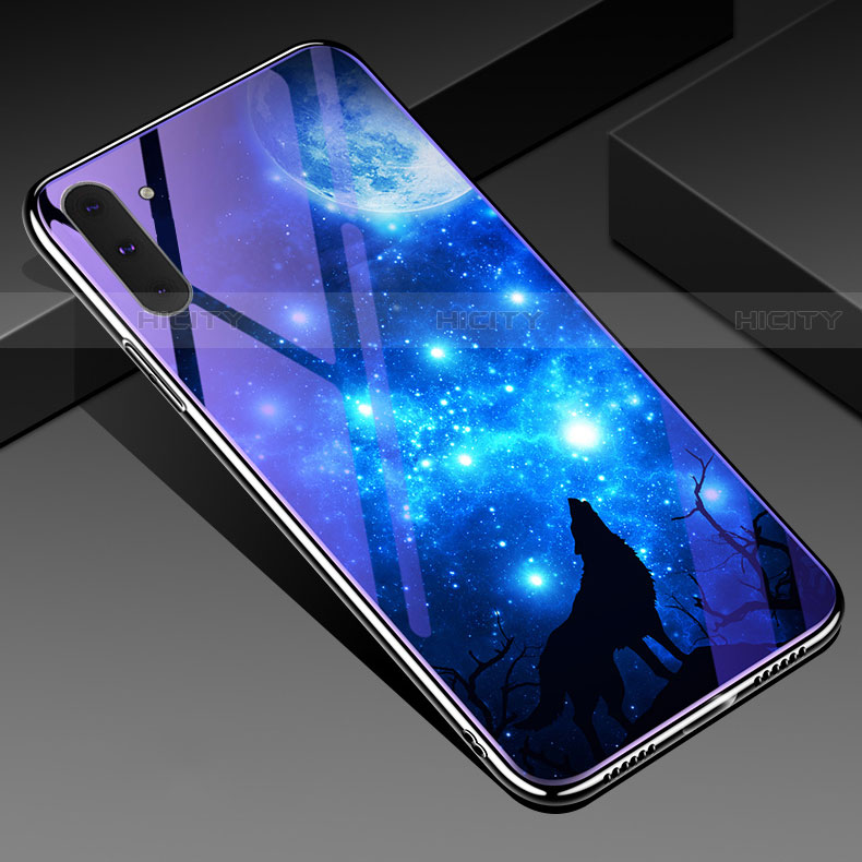Handyhülle Silikon Hülle Rahmen Schutzhülle Spiegel Modisch Muster S02 für Samsung Galaxy Note 10 5G groß