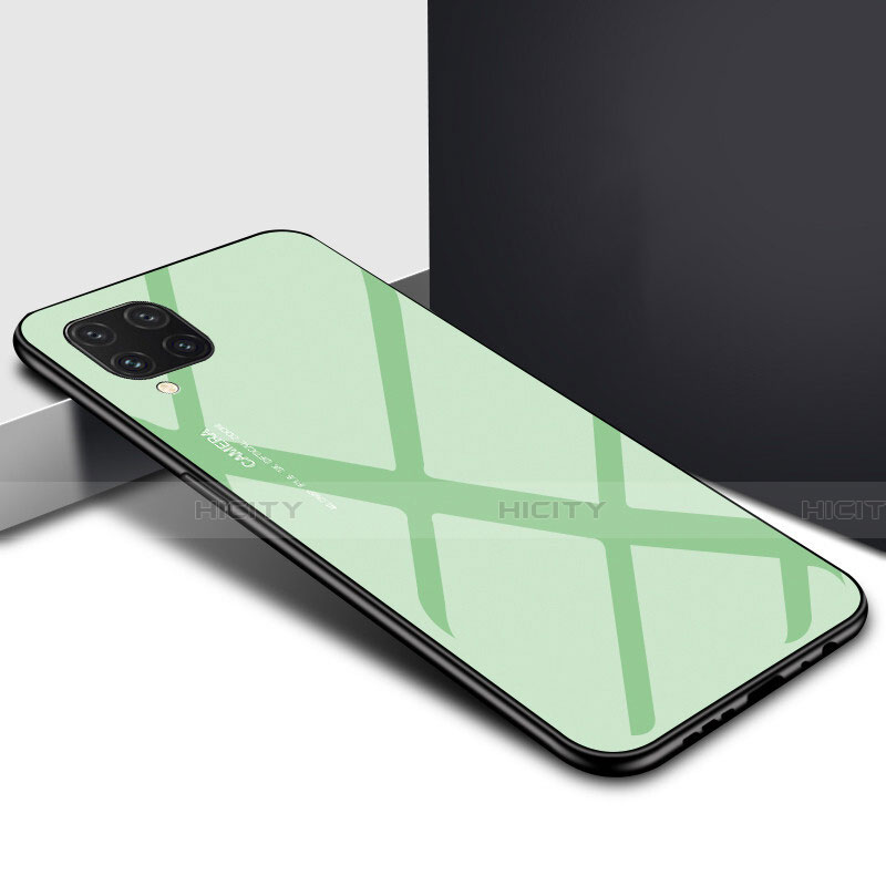 Handyhülle Silikon Hülle Rahmen Schutzhülle Spiegel Modisch Muster S03 für Huawei Nova 7i Grün Plus