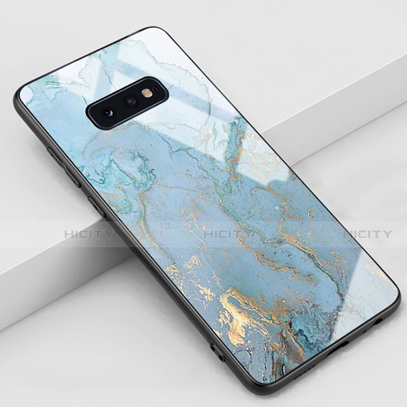 Handyhülle Silikon Hülle Rahmen Schutzhülle Spiegel Modisch Muster S04 für Samsung Galaxy S10e