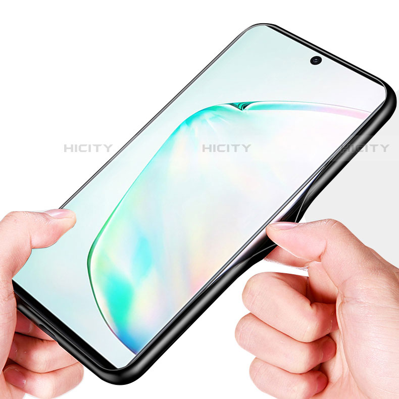 Handyhülle Silikon Hülle Rahmen Schutzhülle Spiegel Motiv Kleid Mädchen für Samsung Galaxy Note 10 Plus groß