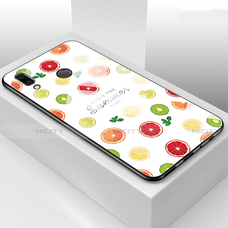 Handyhülle Silikon Hülle Rahmen Schutzhülle Spiegel Obst für Huawei Honor 8X Plusfarbig Plus