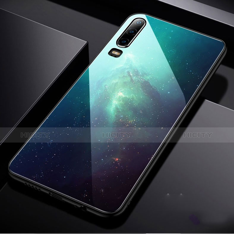 Handyhülle Silikon Hülle Rahmen Schutzhülle Spiegel Sternenhimmel für Huawei P30 groß