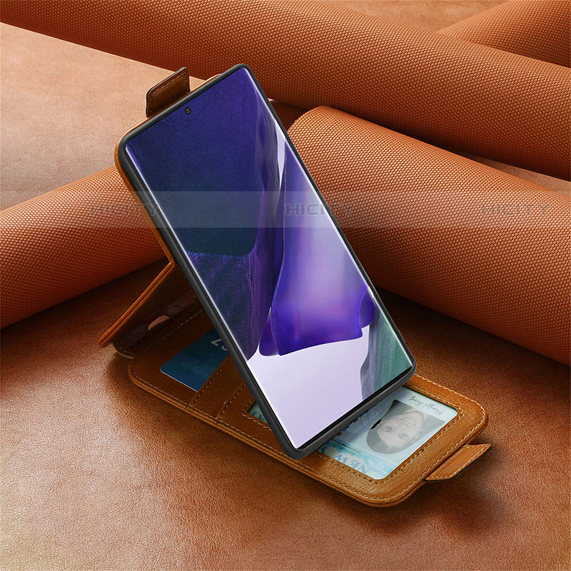 Handytasche Flip Schutzhülle Leder S01D für Samsung Galaxy S21 Ultra 5G
