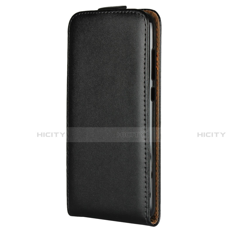 Handytasche Flip Schutzhülle Leder V01 für Huawei Honor 9 Lite Schwarz groß