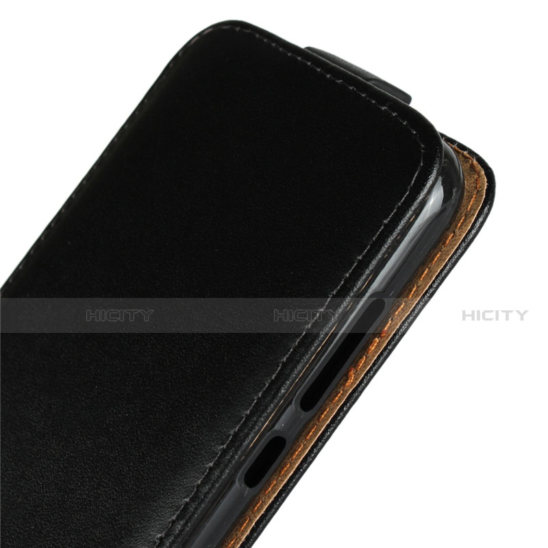 Handytasche Flip Schutzhülle Leder V01 für Huawei Honor 9 Lite Schwarz groß