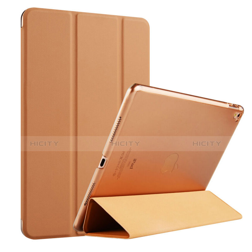 Handytasche Flip Stand Schutzhülle Leder für Apple iPad Pro 9.7 Braun groß