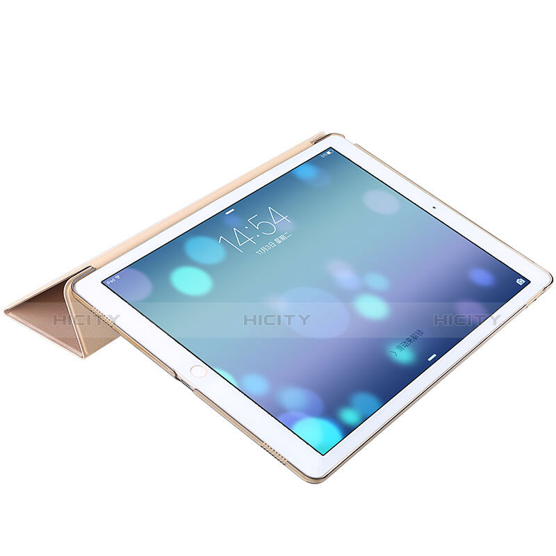 Handytasche Flip Stand Schutzhülle Leder für Apple iPad Pro 9.7 Gold groß