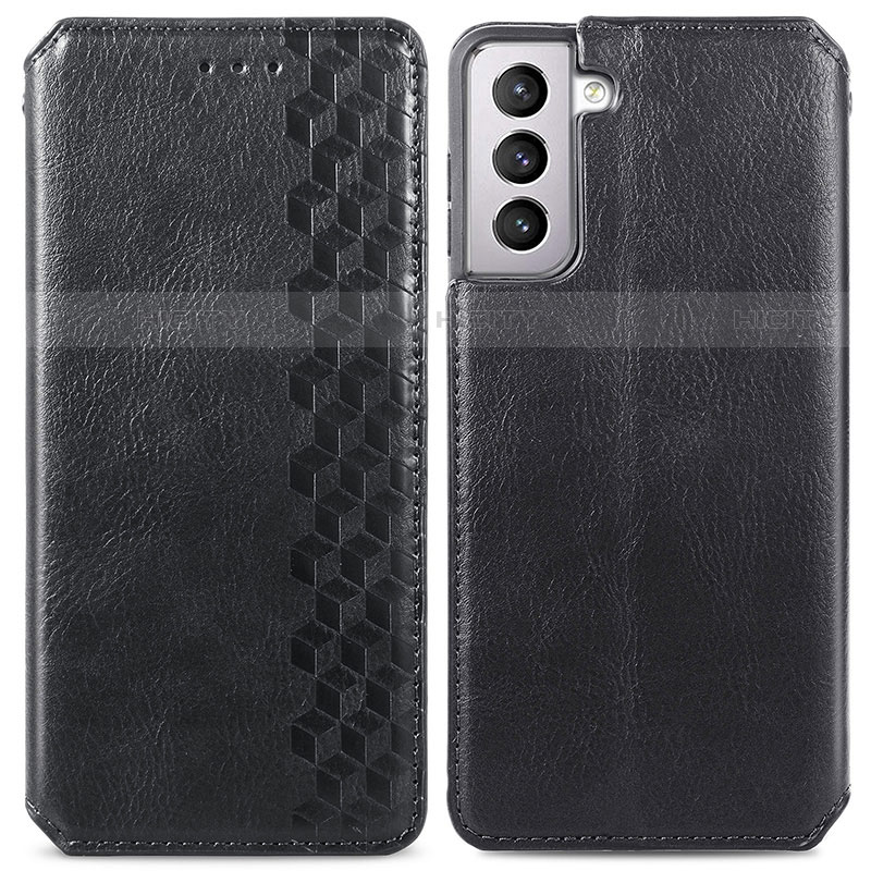Handytasche Stand Schutzhülle Flip Leder Hülle A01D für Samsung Galaxy S21 5G groß