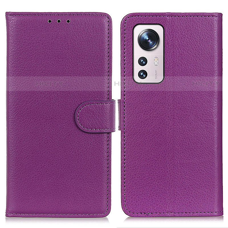 Handytasche Stand Schutzhülle Flip Leder Hülle A03D für Xiaomi Mi 12S Pro 5G Violett