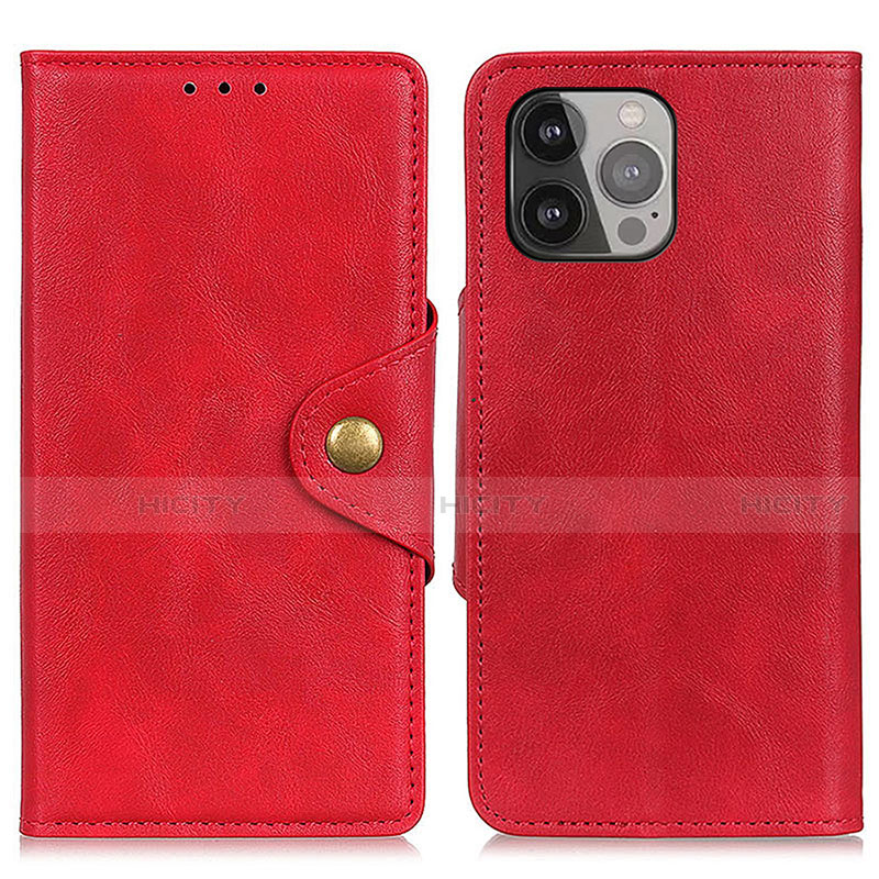 Handytasche Stand Schutzhülle Flip Leder Hülle A05 für Apple iPhone 15 Pro groß