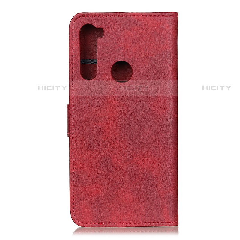 Handytasche Stand Schutzhülle Flip Leder Hülle A05D für Motorola Moto One Fusion Plus Rot