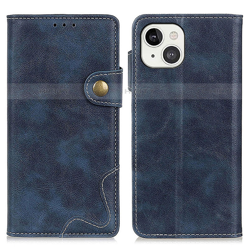 Handytasche Stand Schutzhülle Flip Leder Hülle A06 für Apple iPhone 14 groß