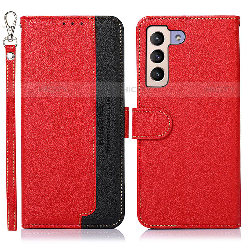 Handytasche Stand Schutzhülle Flip Leder Hülle A10D für Samsung Galaxy S23 Plus 5G Rot