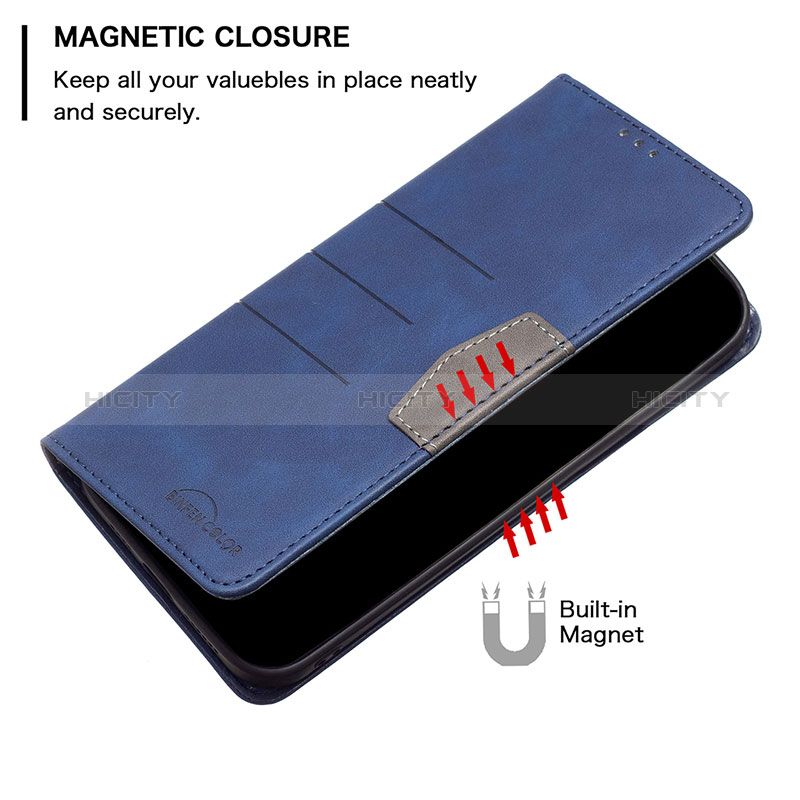 Handytasche Stand Schutzhülle Flip Leder Hülle B01F für Xiaomi Redmi Note 11 5G groß