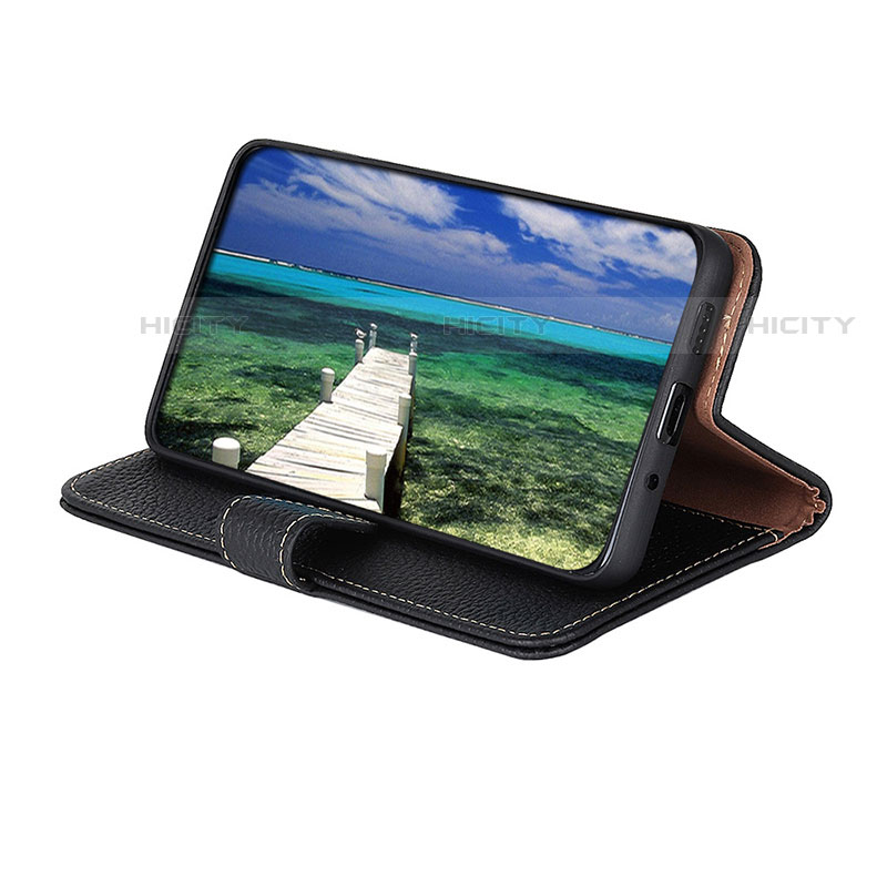 Handytasche Stand Schutzhülle Flip Leder Hülle B01H für Motorola Moto G100 5G