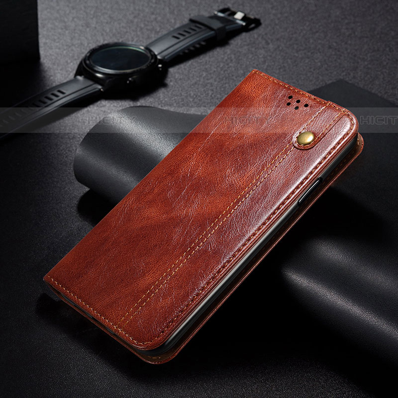 Handytasche Stand Schutzhülle Flip Leder Hülle B01S für Samsung Galaxy A52 4G groß