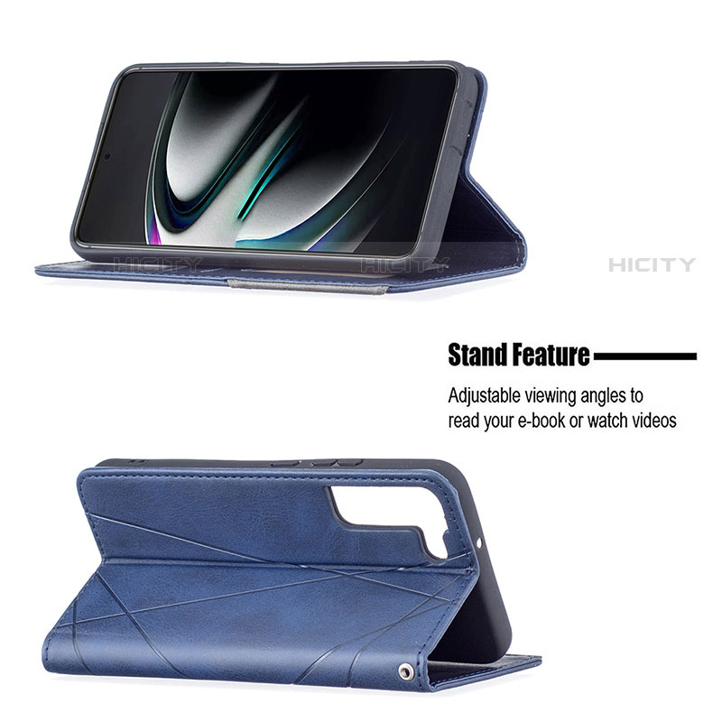 Handytasche Stand Schutzhülle Flip Leder Hülle B02F für Samsung Galaxy S21 5G