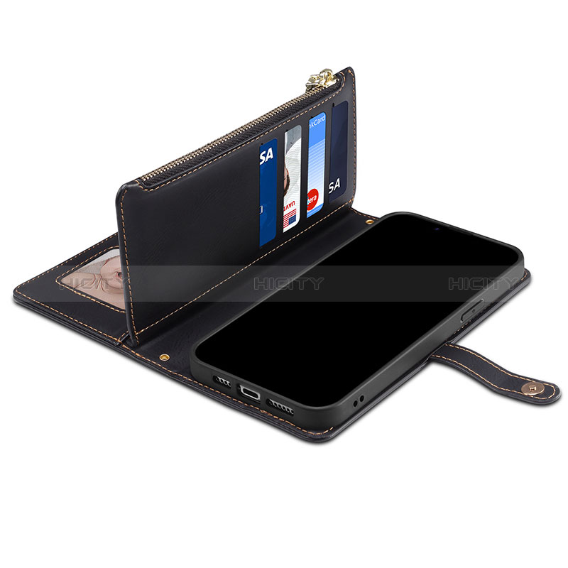 Handytasche Stand Schutzhülle Flip Leder Hülle B02S für Samsung Galaxy Note 20 5G groß