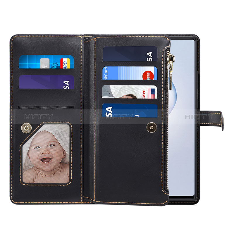 Handytasche Stand Schutzhülle Flip Leder Hülle B02S für Samsung Galaxy Note 20 5G groß
