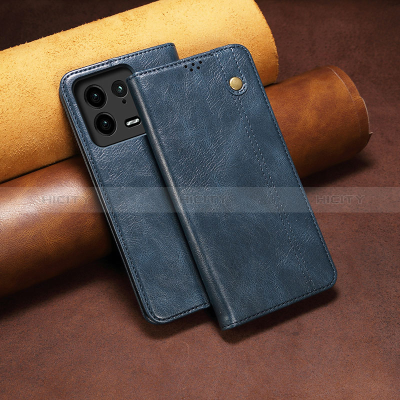 Handytasche Stand Schutzhülle Flip Leder Hülle B02S für Xiaomi Mi 13 5G groß