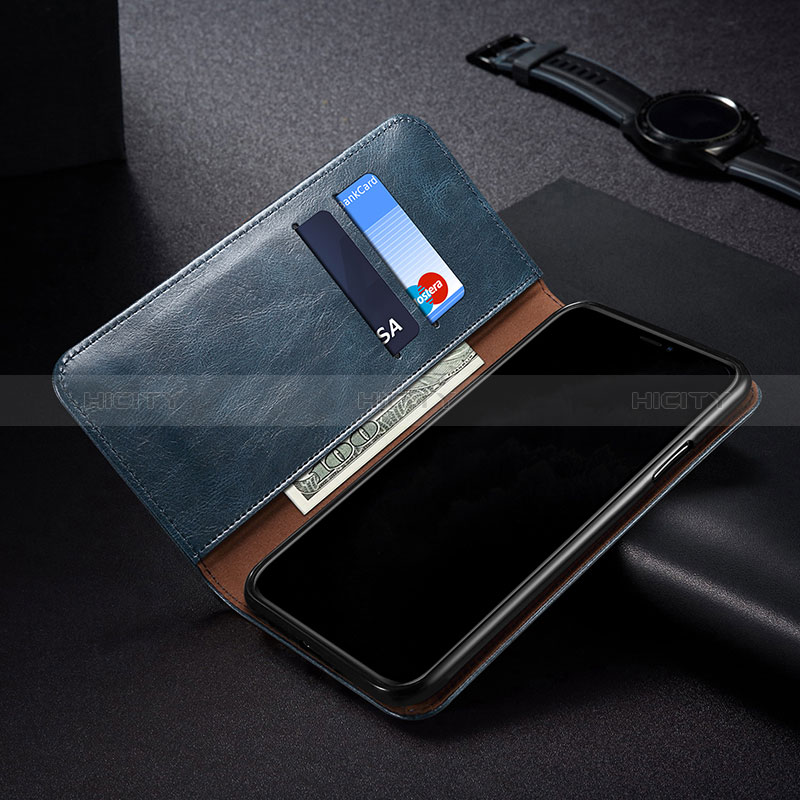 Handytasche Stand Schutzhülle Flip Leder Hülle B02S für Xiaomi Redmi Note 10 Pro Max groß