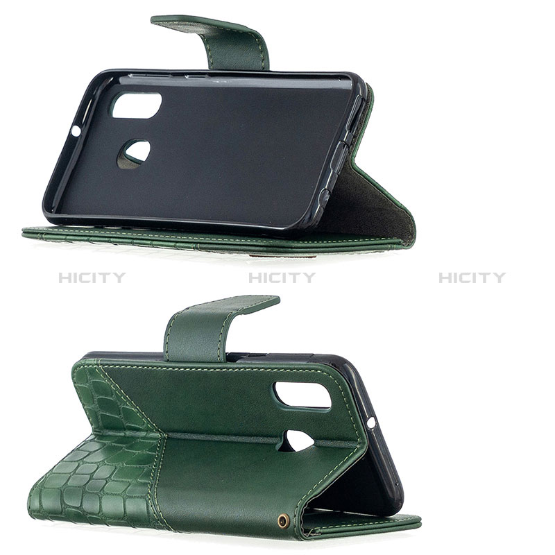 Handytasche Stand Schutzhülle Flip Leder Hülle B03F für Samsung Galaxy A40