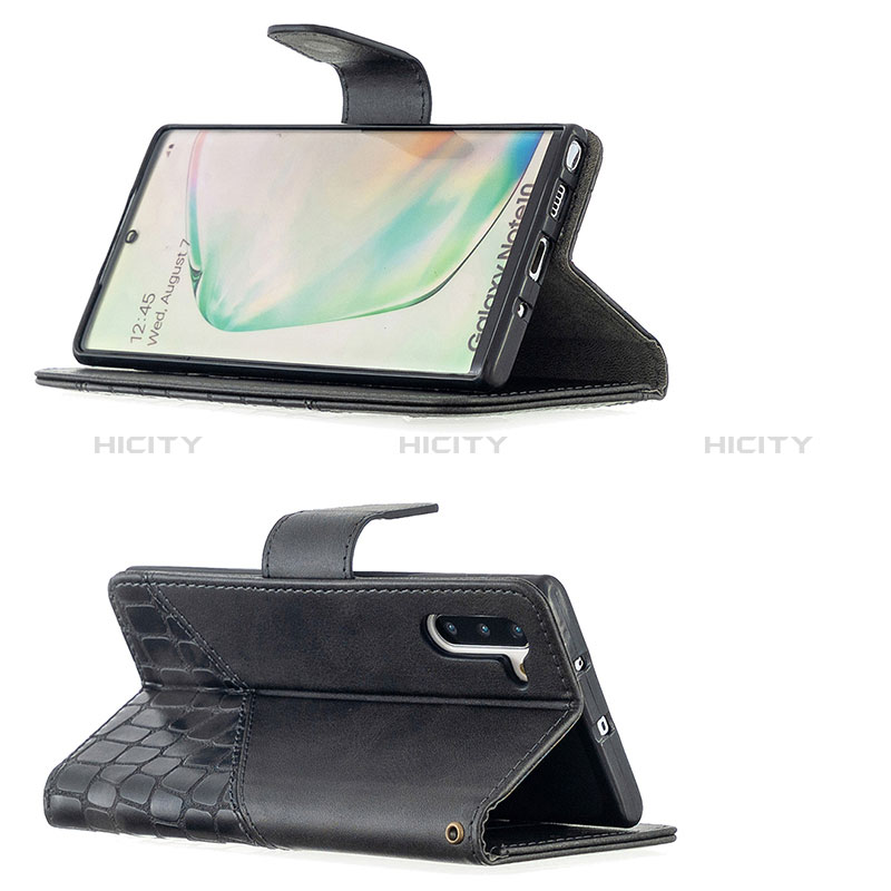 Handytasche Stand Schutzhülle Flip Leder Hülle B03F für Samsung Galaxy Note 10 5G