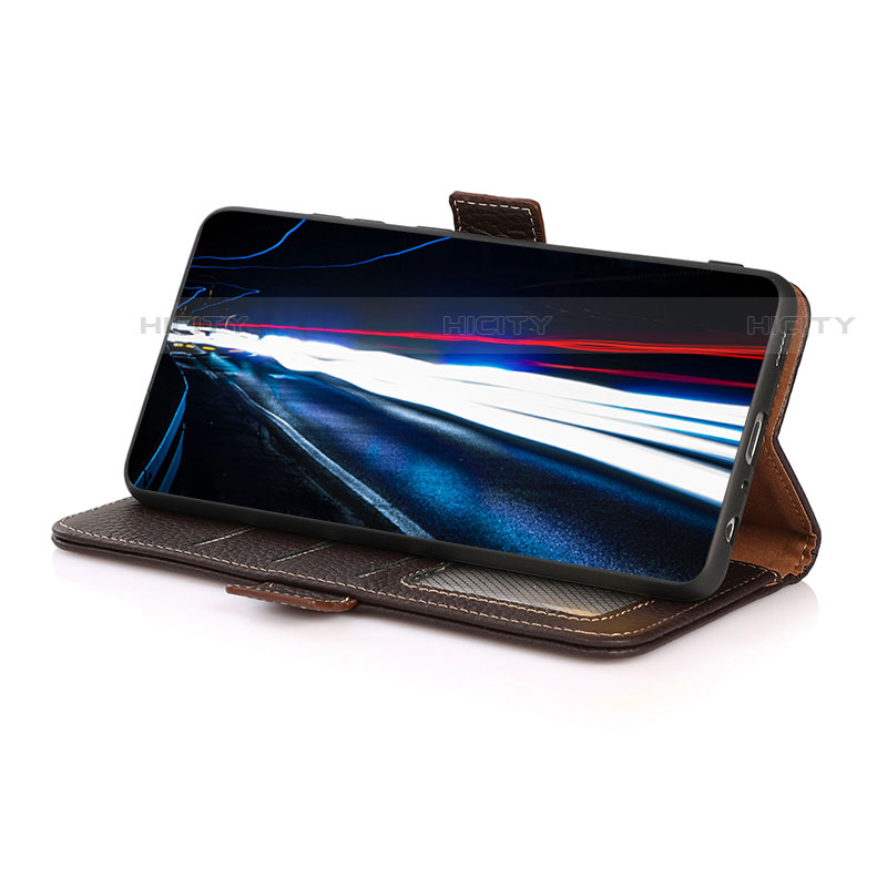 Handytasche Stand Schutzhülle Flip Leder Hülle B03H für Samsung Galaxy S23 Ultra 5G groß