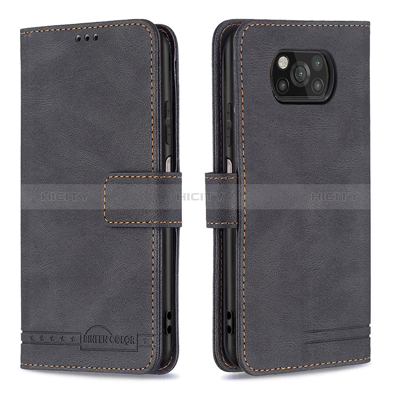 Handytasche Stand Schutzhülle Flip Leder Hülle B05F für Xiaomi Poco X3 NFC