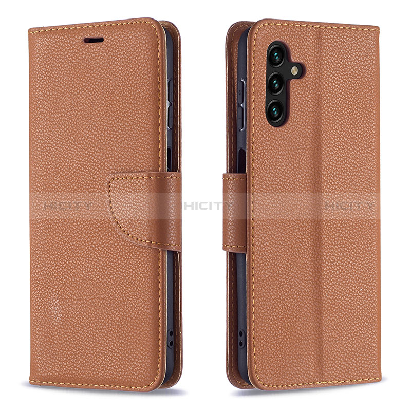 Handytasche Stand Schutzhülle Flip Leder Hülle B06F für Samsung Galaxy A04s groß