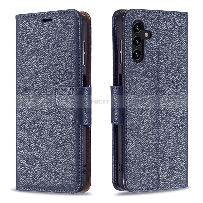 Handytasche Stand Schutzhülle Flip Leder Hülle B06F für Samsung Galaxy A04s groß