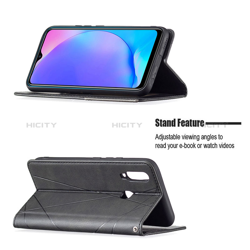 Handytasche Stand Schutzhülle Flip Leder Hülle B07F für Vivo Y3s