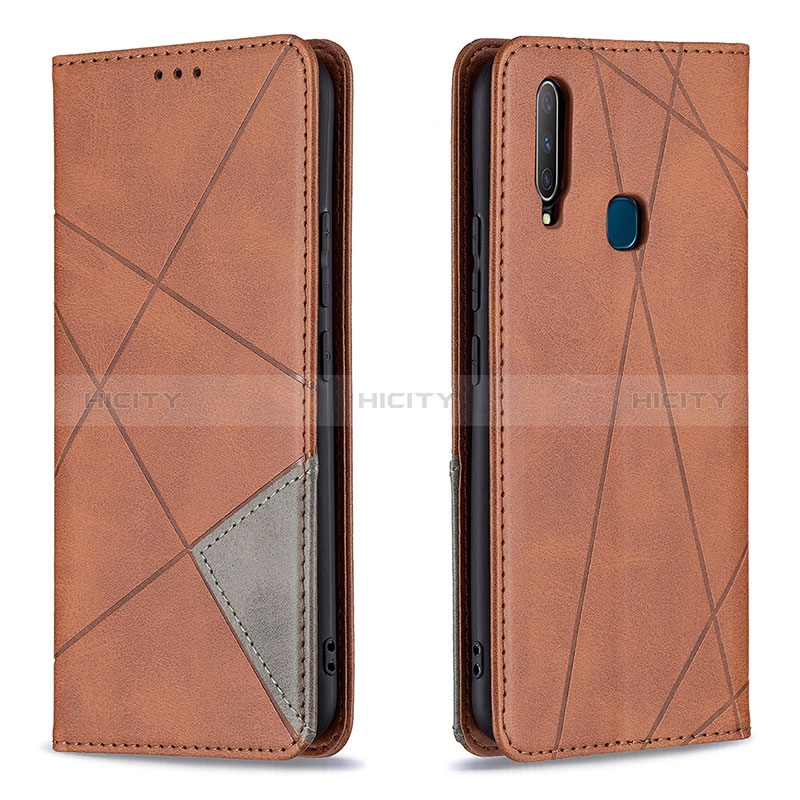 Handytasche Stand Schutzhülle Flip Leder Hülle B07F für Vivo Y3s