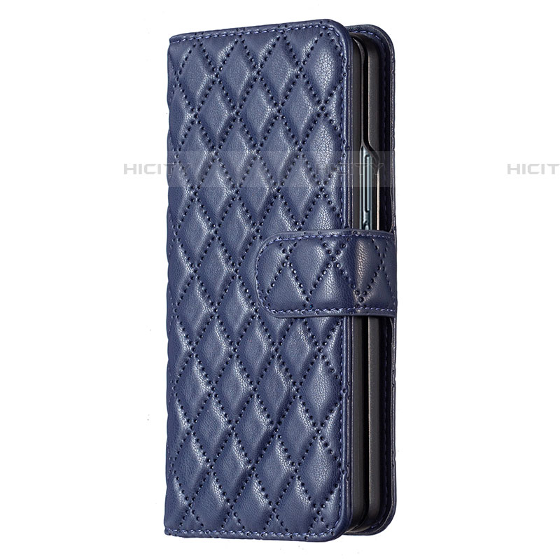 Handytasche Stand Schutzhülle Flip Leder Hülle B11F für Samsung Galaxy Z Fold4 5G groß