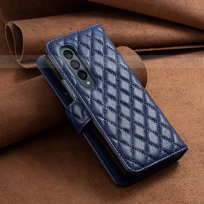 Handytasche Stand Schutzhülle Flip Leder Hülle B11F für Samsung Galaxy Z Fold4 5G groß